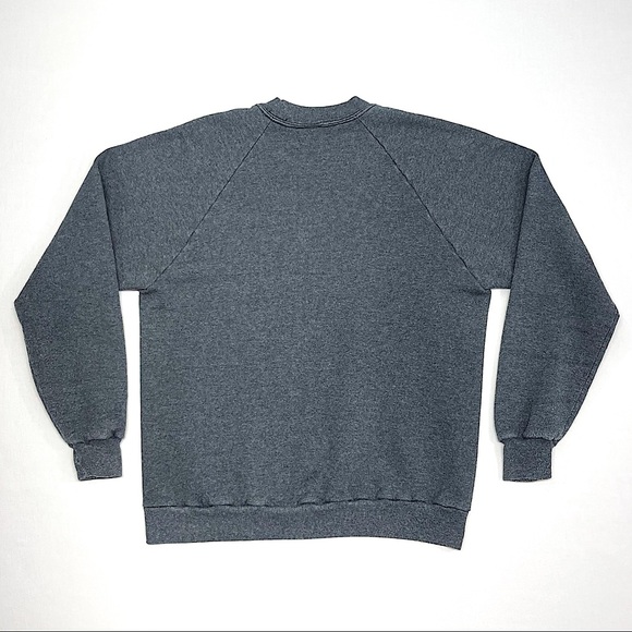 VTG 80s Missouri Hawk Moonlight Crewneck Sweatshirt Jerzees XL Made in USA - Picture 2 of 7